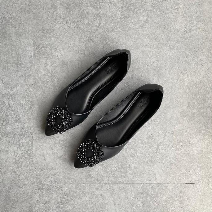 DR284 - Felfeth - Flatshoes Wanita Elegan| Pansus Kerja Kekinian| Flat Shoes Kuliah| Sepatu Balet Hi
