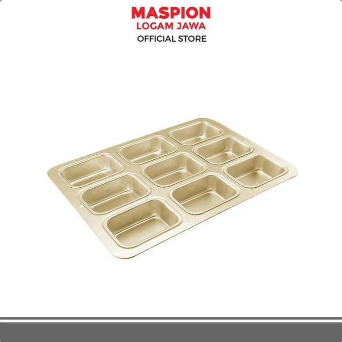 Maspion Logam Jawa Loaf Pan 9 Hole Loyang Alumunium