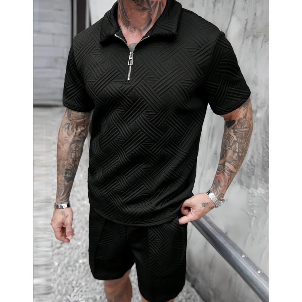 Terlaris Polo Shirt Oneset Pria Wanita Set Celana Knit Premium Import Kaos Kerah Kasual Casual Korea