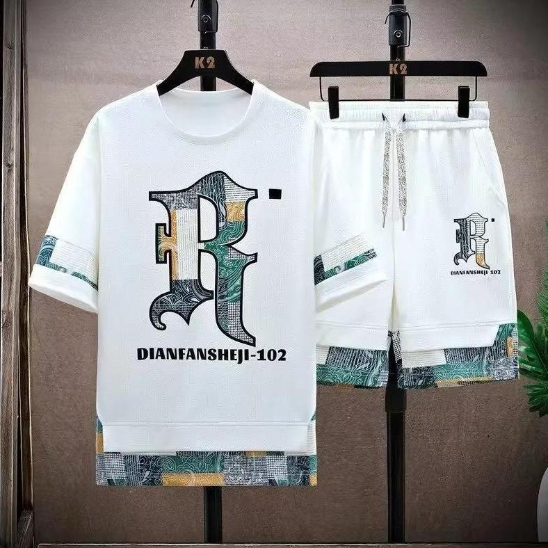 Promo  Set. Dianfan - Setelan Lengan Pendek Celana Pendek Babyterry