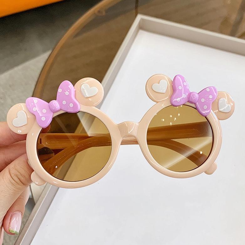 Premium Kacamata Hitam Anak-Anak Yang Lucu Kartun Bayi Kacamata Hitam Perlindungan Uv Kacamata Anak 