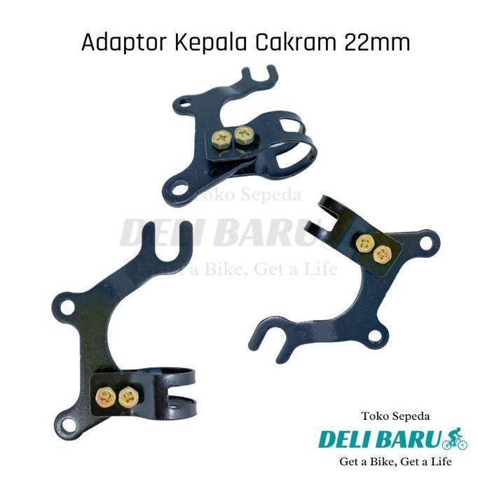 Murah Adaptor sambungan dudukan kepala rem cakram disc brake sepeda federal jadul lama Non COD