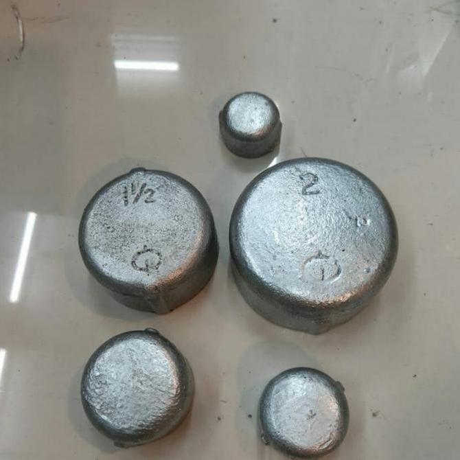 Cap Dop Galvanis tutup cap drat 3 inch
