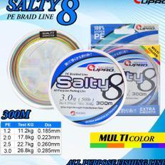 Senar Pe Eupro Salty 8 Braid 300 meter Multi Color - Braid Line