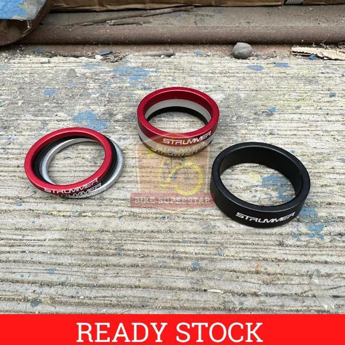 Murah Ring Spacer Fork Sepeda Alloy STRUMMER 28.6 Gunung MTB Fixie Balap Road Non COD