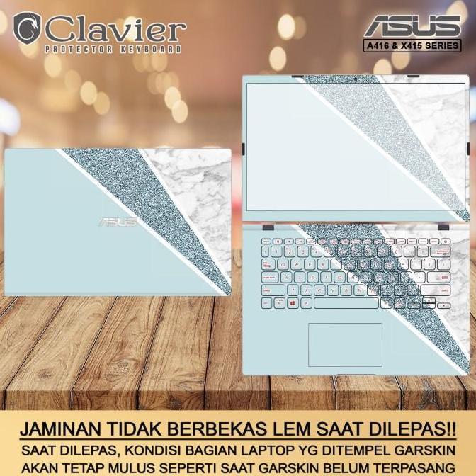 HARGA DISC - Cover Garskin Laptop Asus VivoBook 14 A416 A416J A416JA A416JAO Bening
