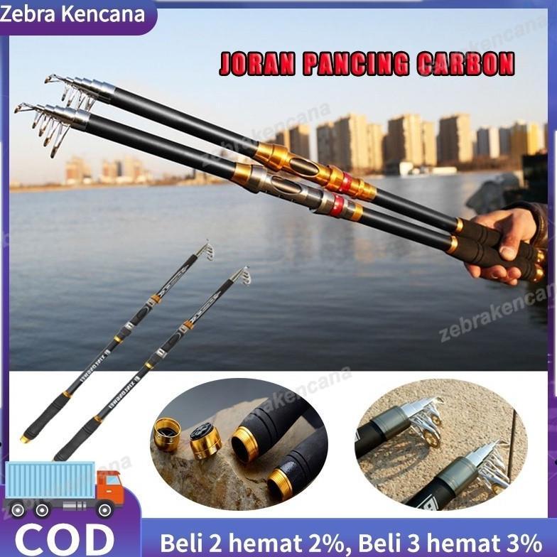 Joran Pancing Portable Carbon Fiber Telescopic 2 Meter - 3Meter /Joran Pancing Carbon Alat Pancing M