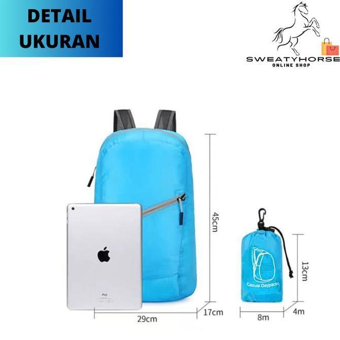 Ransel Hiking Lipat Waterproof/Ransel Lipat Casual Daypacks Import Tas