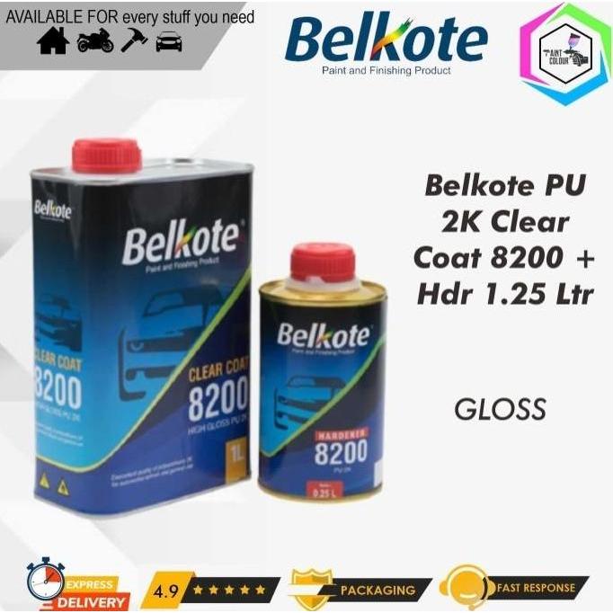Clear / Pernis Belkote PU 2K Gloss 1 Set