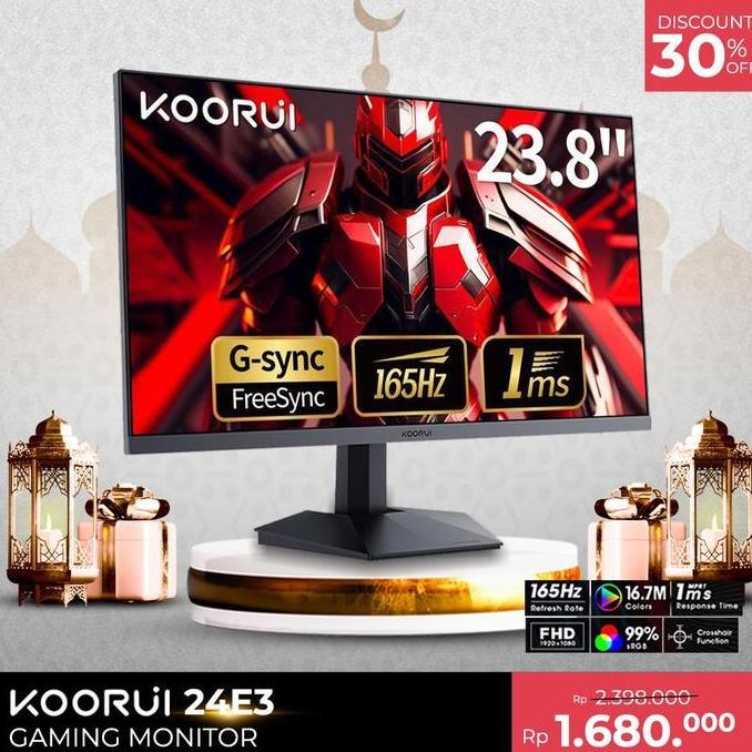 KOORUI 24E3 24 inch FHD GAMING MONITOR 165Hz 1ms IPS