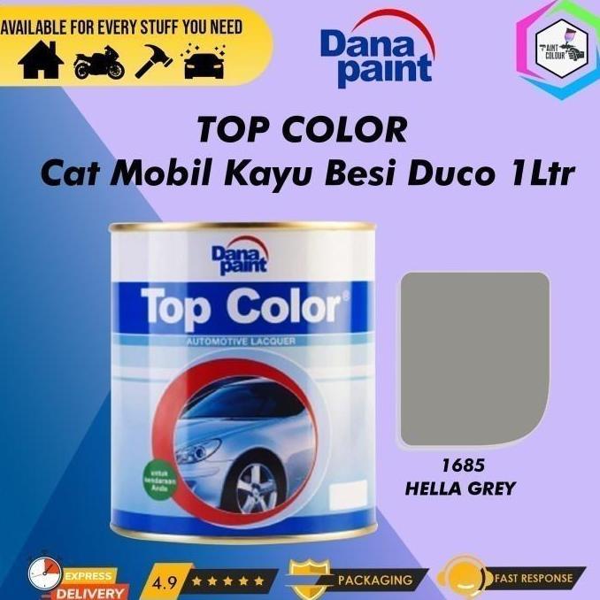 TOP COLOR 1685 Hella Grey - Cat Mobil Kayu Besi Duco