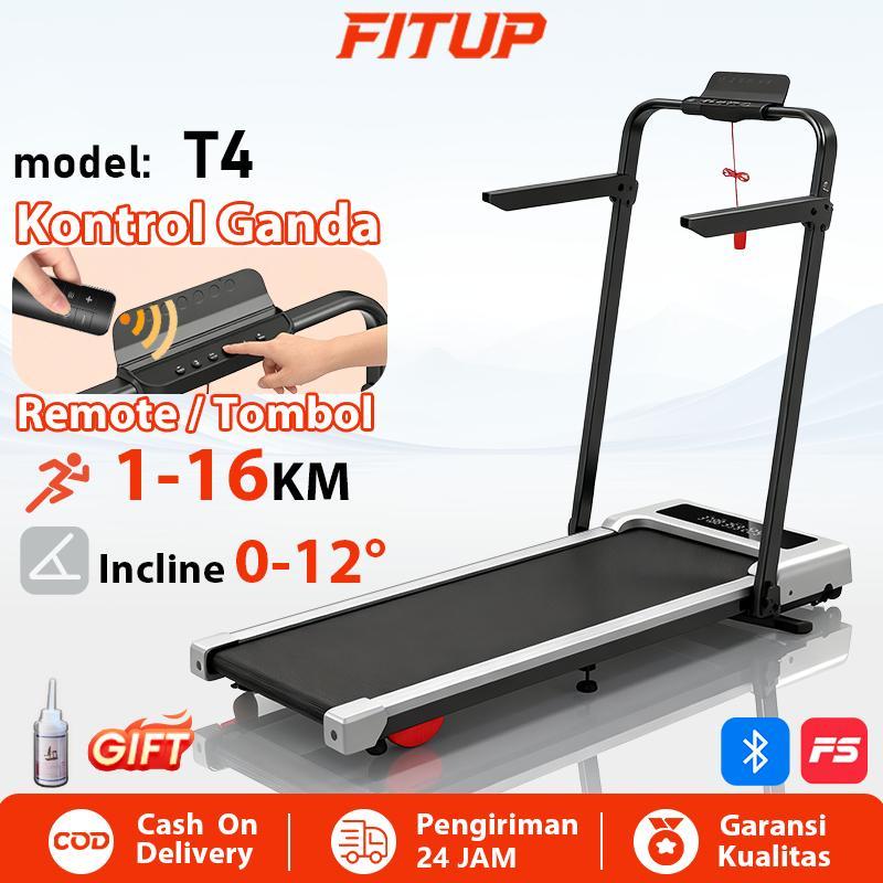 Fitup Running Pad Treadmill Elektrik Treadmill Low Watt Treadmill Incline Treadmill Lipat Portable