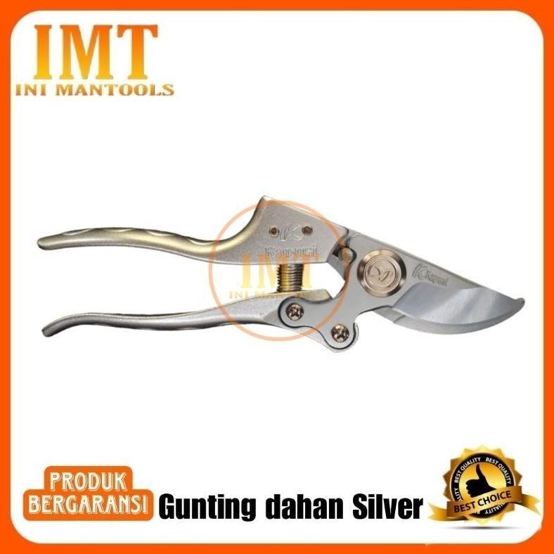 Bisa Cod Kapusi Gunting Dahan Silver Sk-5 100% Original Japan Tecnologi K-8618 ><
