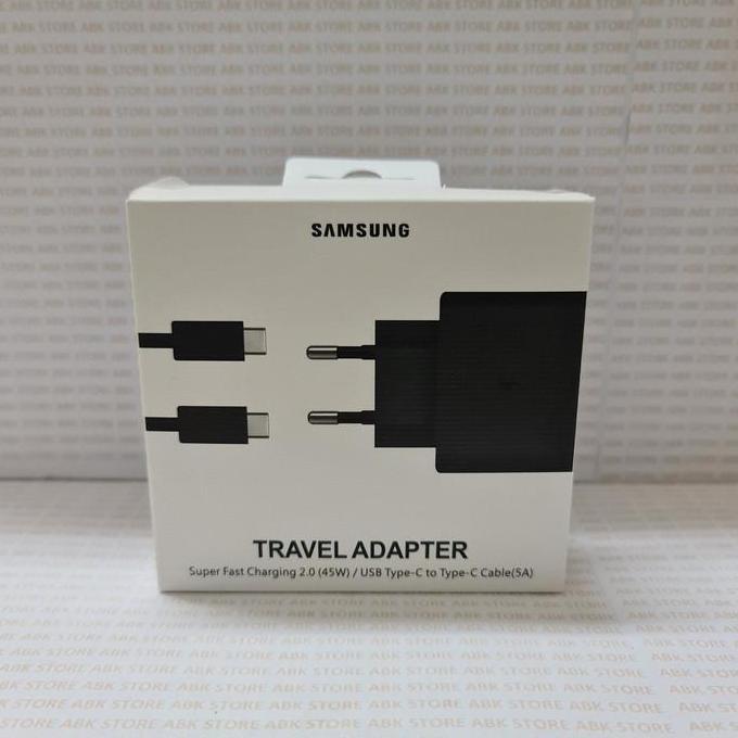 TERBARU - Super Fast Charging 45W Charger Samsung Note 10+ | Note 10 Plus USB-C