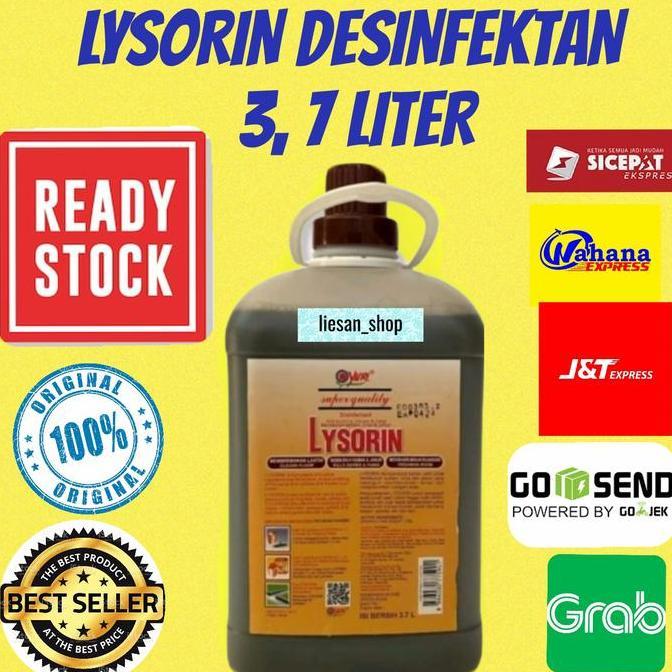 Clafour- Yuri Lysorin 3.7 Liter Ready Pembersih Desinfektan
