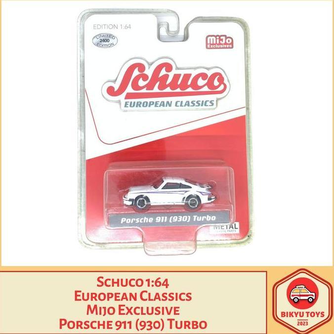 Promo Schuco 1:64 European Classics Mijo Exclusive Porsche 911(930)Turbo Schuco Diskon