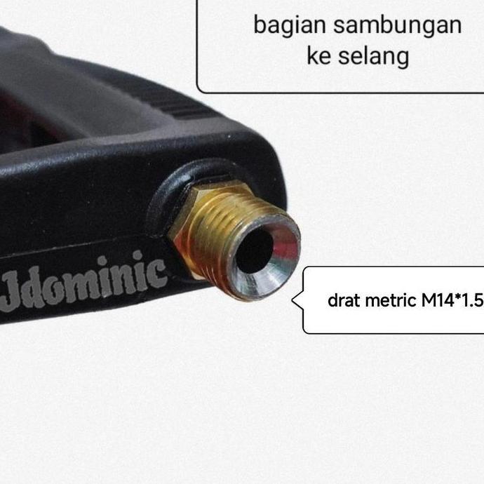 Clafour- Spray Gun Lakoni Laguna 70 Jet Cleaner Stick Stik Daytona 100M Air H&L M14 X 1.5 Drat Ulir 