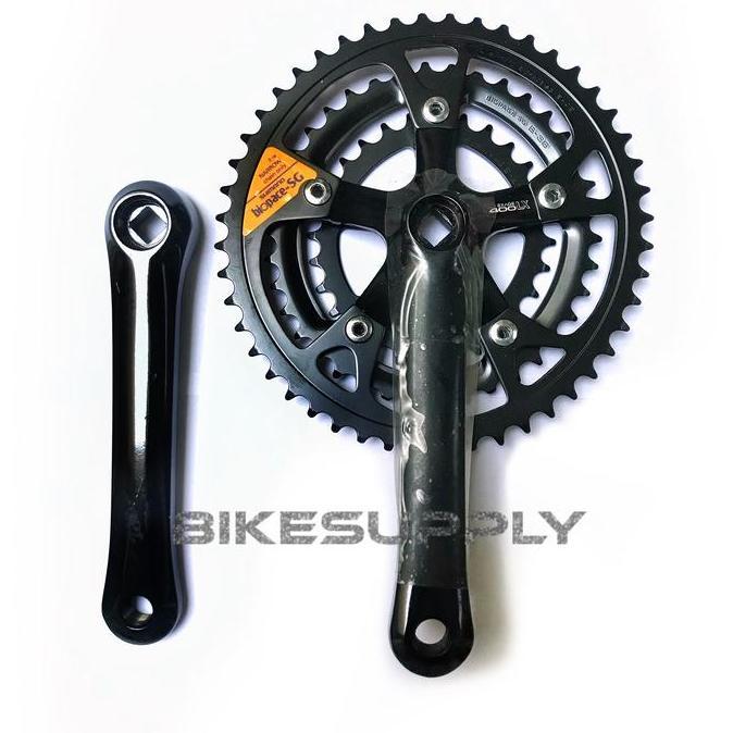 Promo Crank Set Oval Shimano Exage 400LX Biopace-SG M400 Japan Diskon