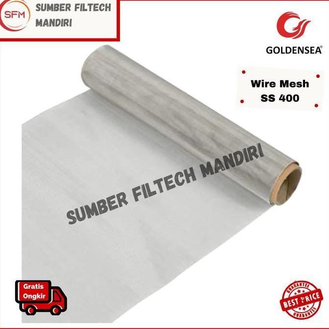 HARGA DISC - Wire Mesh Saringan SS316 #400 Stainless Steel