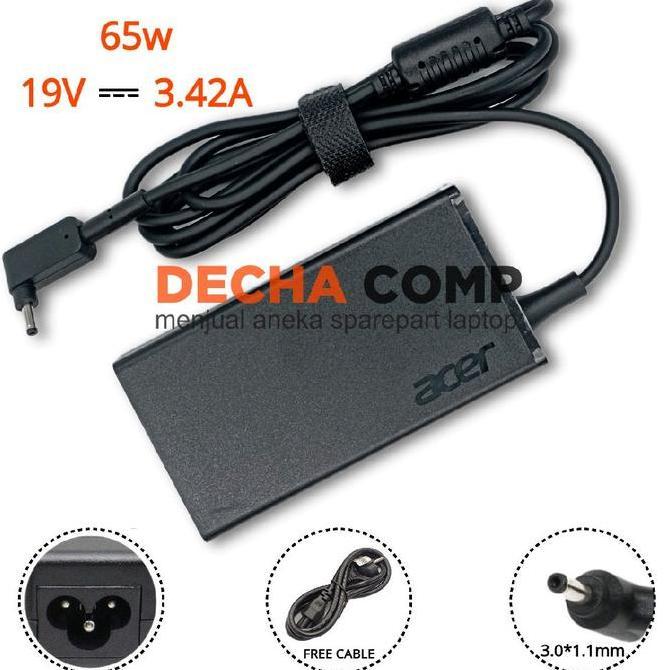 TERMURAH - Adaptor Charger Acer Spin 3 Active SP313 SP313-51N 2 IN 1 TOUCH EVO
