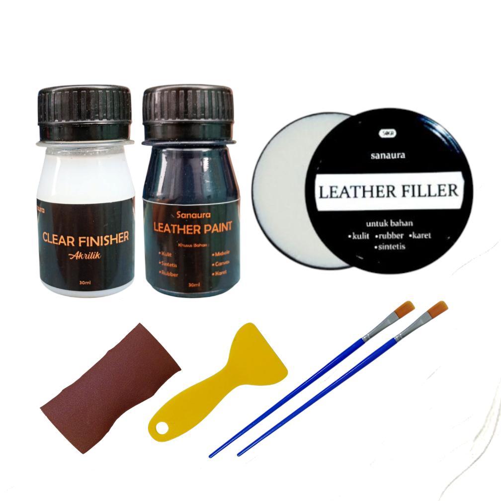 leather filler dempul kulit/combo hemat leather filler dempul kulit/dempul sepatu kulit/dempul tas/d