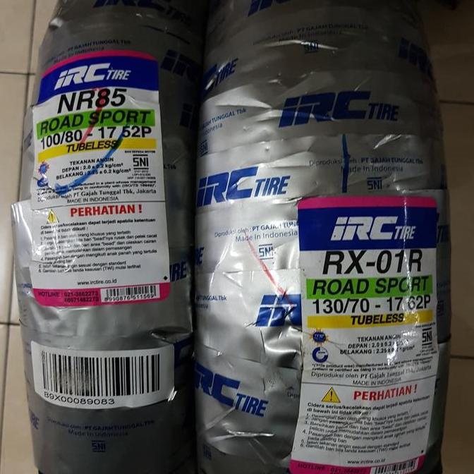 Terlaris Ban Irc Uk 130/70-17 & 100/80-17 Set Depan Belakang Byson