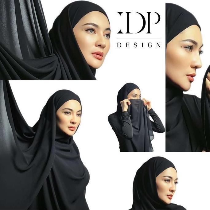 pasmina Inner IDP DESIGN Kerudung Wanita Muslim,hijab Instan,Ceruty Rayon Hijab kaos Panjang Lembut 