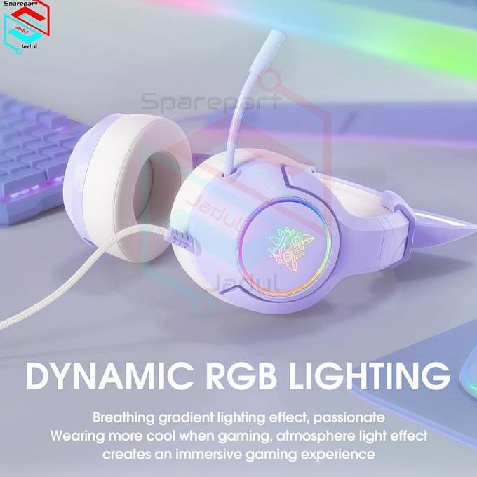 TERBARU - Headset Gaming ONIKUMA K9 UNGU Elite Stereo Headphone Gaming Orginal