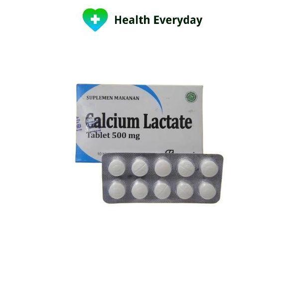 Calcium Lactate 500mg Suplemen Kalsium MersiFarma
