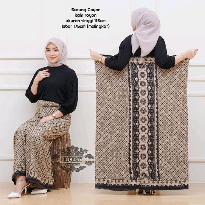 Disiniaja- Afi New Sarung Santri Putri Sarung Rayon Goyor Sarung Santri Pondok Wanita/Pria Muslim Ad