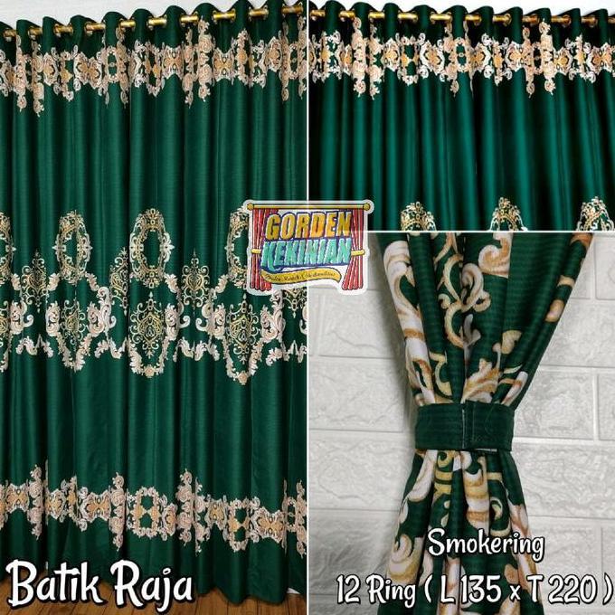 Dimari- Gorden Motif Batik Raja Hijau Ring 12 Gorden Batik Raja Hijau Gorden Hijau Batik Gorden Smok