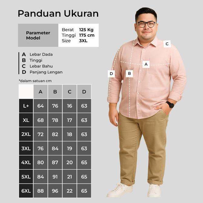 KOKO PANJANG HAYKAL SERIES PRIA BIG SIZE UKURAN JUMBO XXL - PRIME SERIES