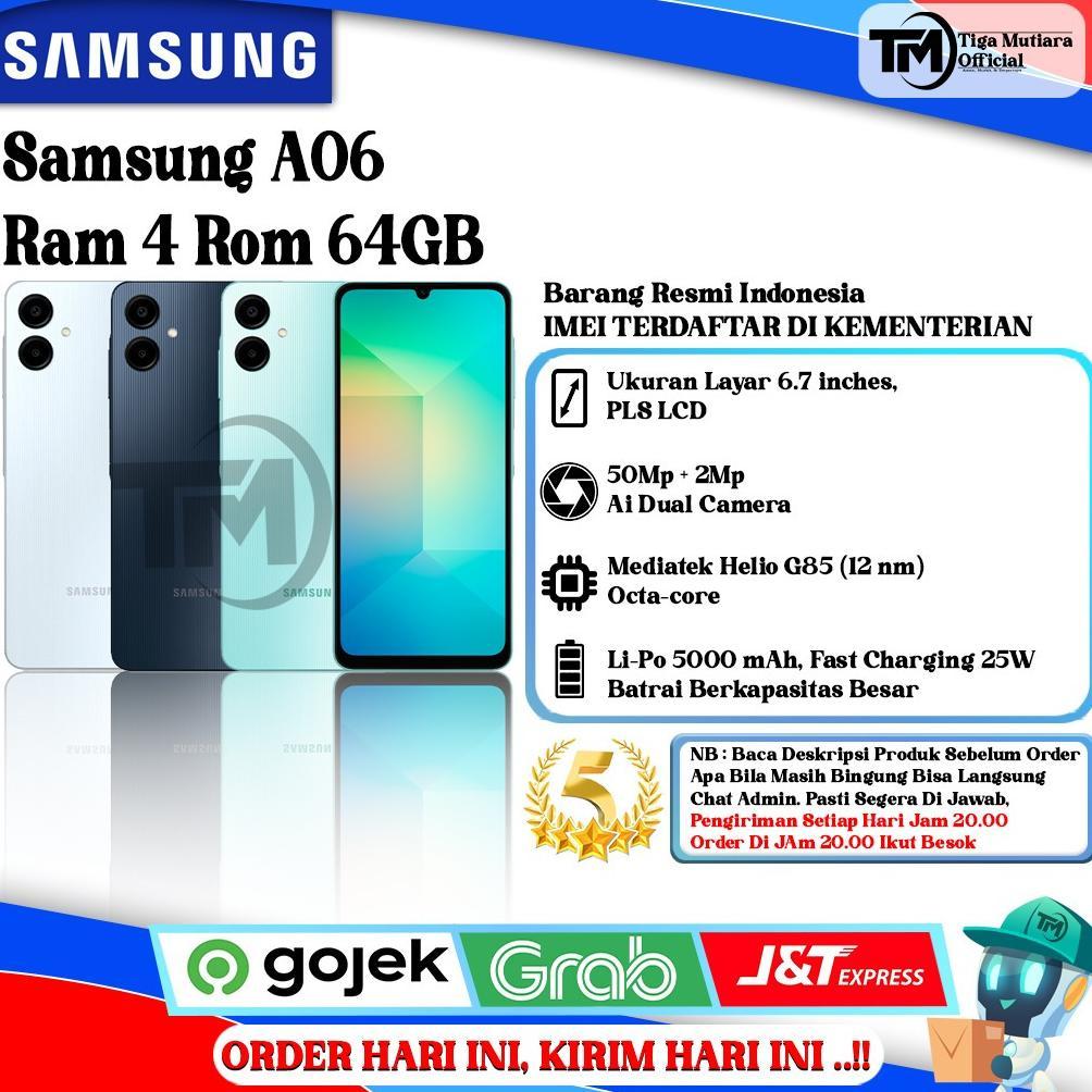 TeknoMart11- Samsung A06 4G I 5G Ram 4/64GB I Ram 4/128GB I Ram 6/128GB