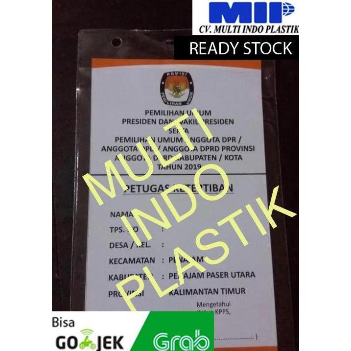 Dicdoc- Plastik Id Card Kantong Id Card Plastik Nametag Kantong Nametag Murah