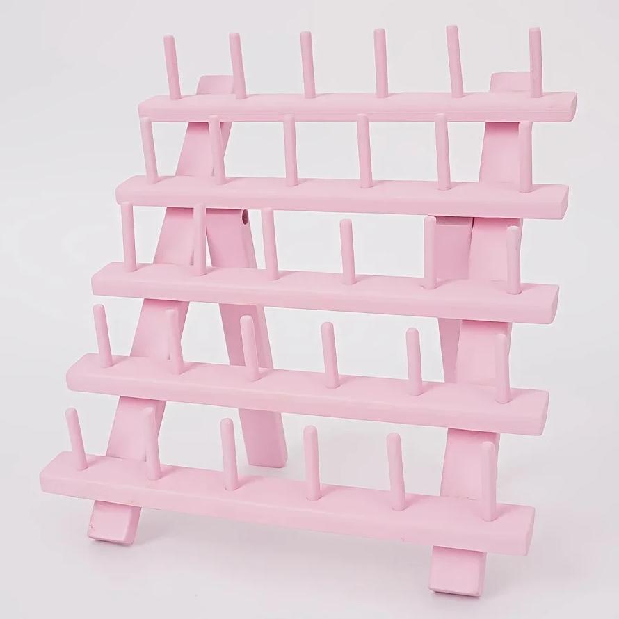 30 Roll Wooden Thread Holder - Self-standing Sewing Thread Organizer, Wooden Thread Holder, Sewing, 