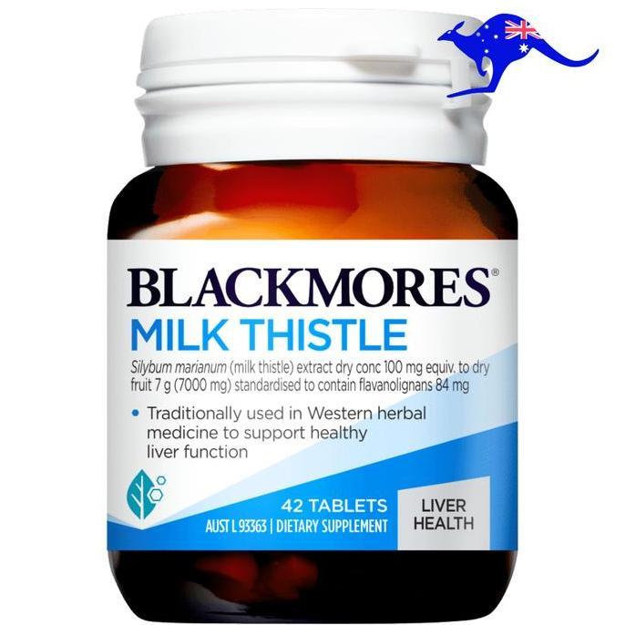 Vitafix- Blackmores Milk Thistle Liver Health 42 Tablets Silymarin Australia High Strength 60 / Heal