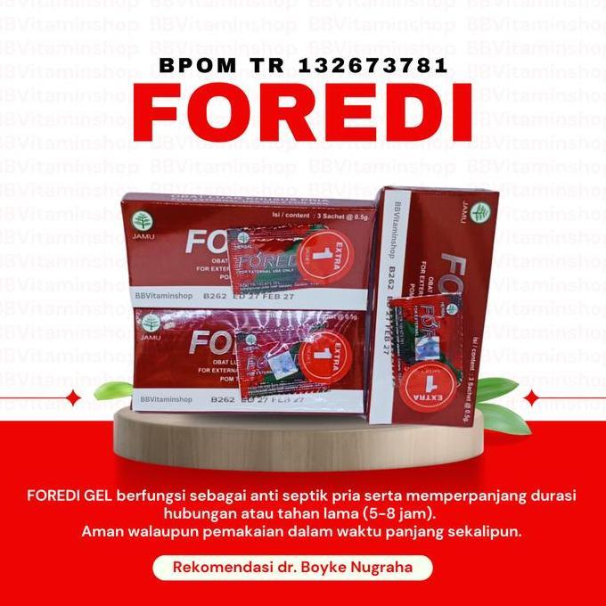 Obat-Kuat Herbal Oles FOREDI Pria Dewasa Lebih Tahan Lama Original