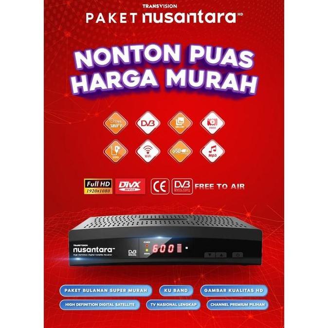 RECEIVER PARABOLA RCV TRANSVISION NUSANTARA MERDEKA HD