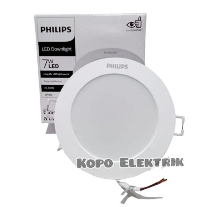 Lampu Led Downlight Philips 7 Watt / 7w - Bulat