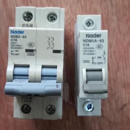 MCB DC 16 A 2 P Nader seken