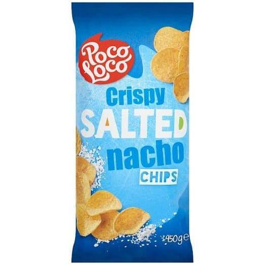 Poco Loco TortillaNacho Chips Plain Round 450g HS