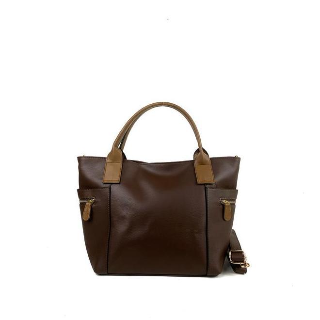 Ceviro New Vilena Shoulder Bag Tote Bag Sling Bag Brown