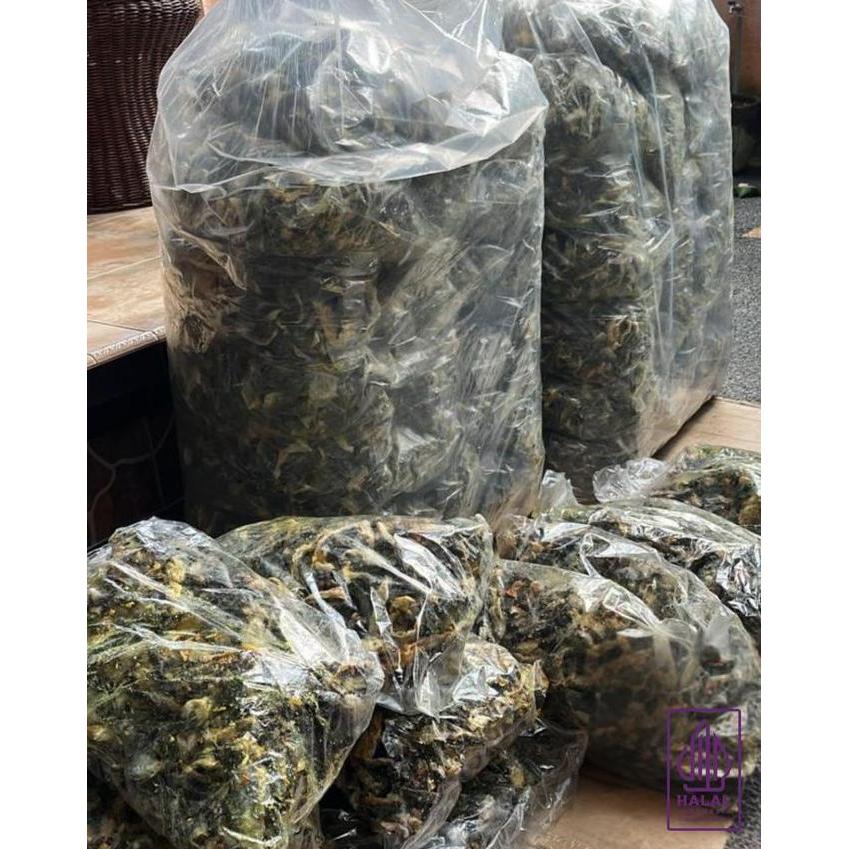 Kerupuk Kulit Ikan 'Salmon' - Setengah matang Keripik Snacks Crispy Food HC