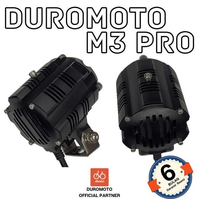DUROMOTO M3 PRO LAMPU FOGLAMP MOBIL LED PROYEKTOR 56 WATT