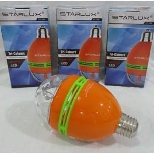 STARLUX Lampu Disco Putar Tri Color / LED Disco Warna Warni