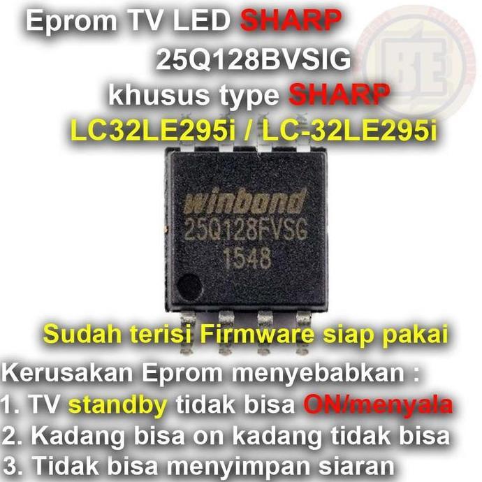 Ic Eprom Firmware TV SHARP LC32LE295i / LC-32LE295i
