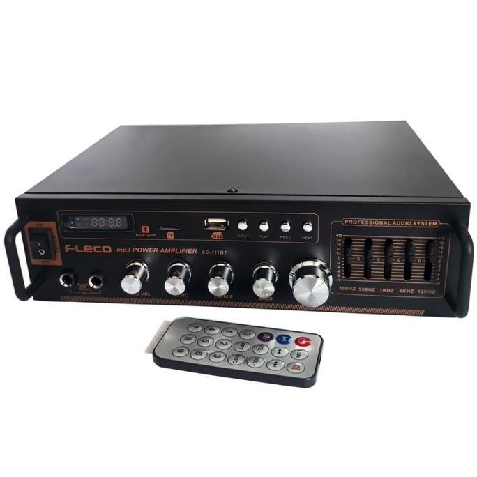 Fleco Amplifier Bluetooth Mini SC-111BT Stereo Karaoke