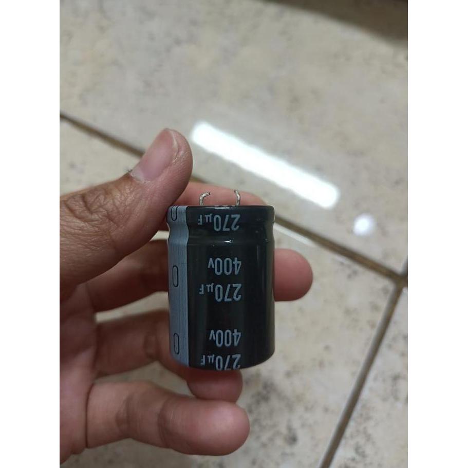 Elco Kapasitor 400V-270Uf Nichicon Terbaru