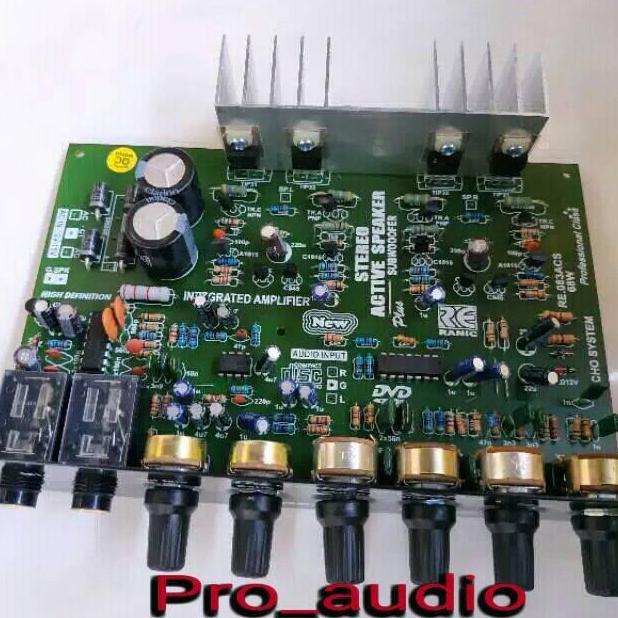 Kit Power Amplifier Speaker Aktif Karaoke TIGER