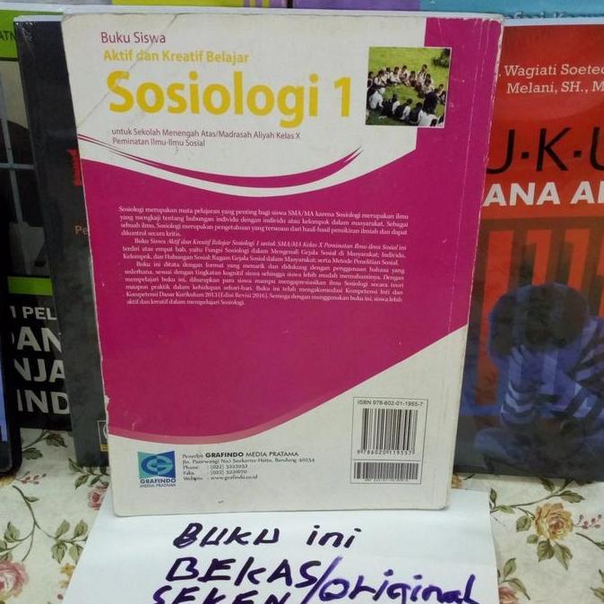 Sosiologi untuk SMA kelas 10